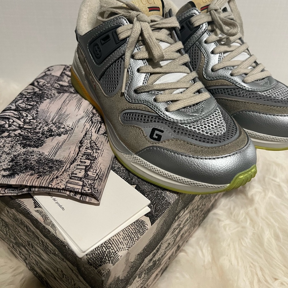 Pre-owned Gucci Ultraspace sz 36.5 tennis shoes